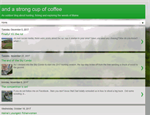 Tablet Screenshot of andastrongcupofcoffee.com